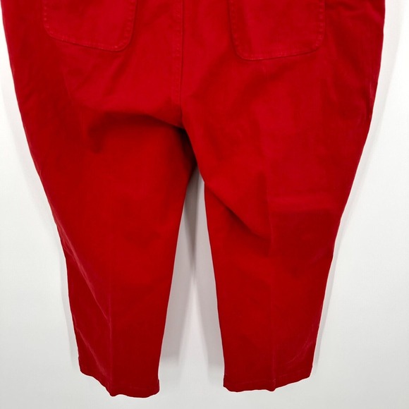 Seasalt Cornwall Jeans Women's 12 Red Stretch Coast Paths & Secret Coves Preppy - Picture 9 of 13